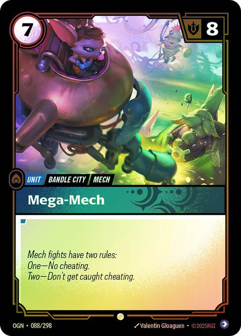 Mega-Mech
Origins
Single
Riftbound: League of Legends TCG