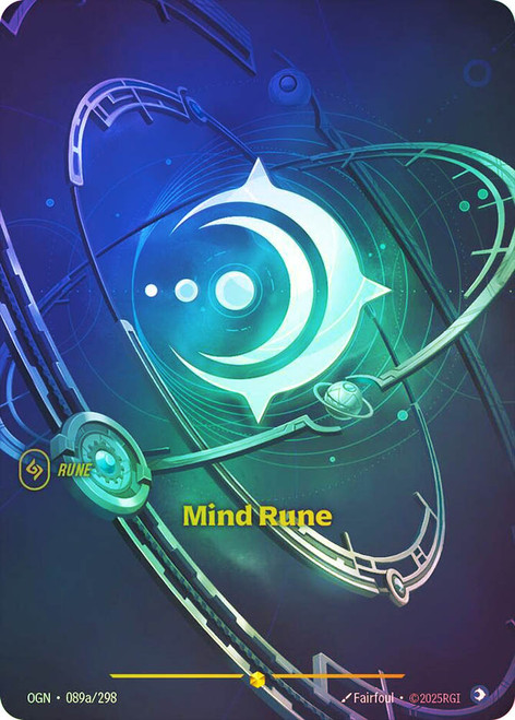 Mind Rune
Origins
Single
Riftbound: League of Legends TCG