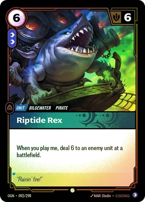 Riptide Rex
Origins
Single
Riftbound: League of Legends TCG