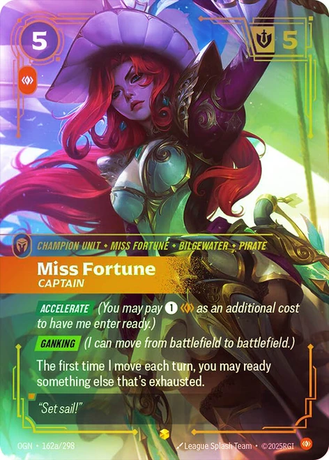 Miss Fortune - Captain
Origins
Single
Riftbound: League of Legends TCG