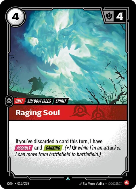 Raging Soul
Origins
Single
Riftbound: League of Legends TCG