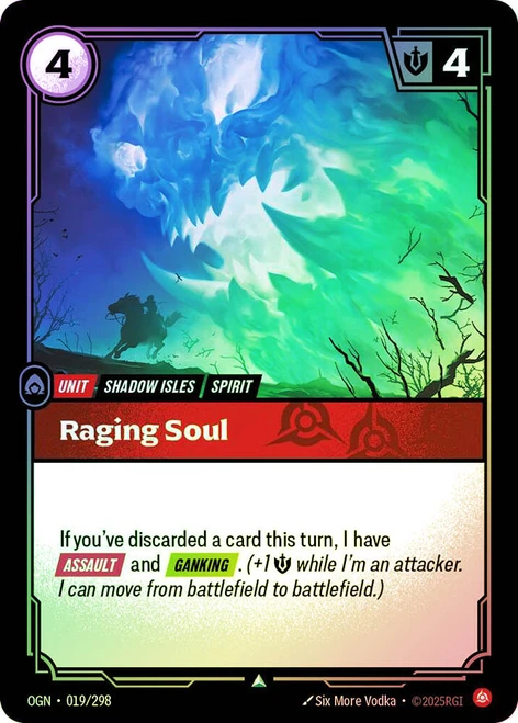 Raging Soul
Origins
Single
Riftbound: League of Legends TCG