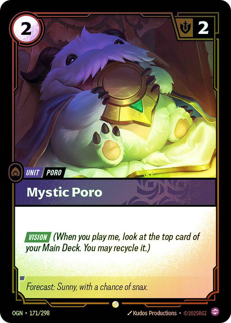 Mystic Poro
Origins
Single
Riftbound: League of Legends TCG