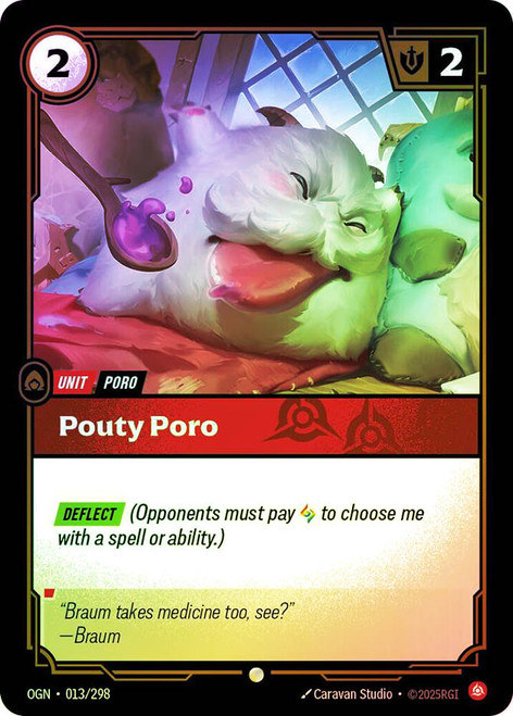 リフトバウンド　riftbound Pouty Poro ON Pouty Poro | Origins | Star City Games
