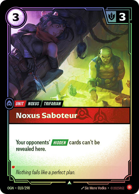 Noxus Saboteur
Origins
Single
Riftbound: League of Legends TCG