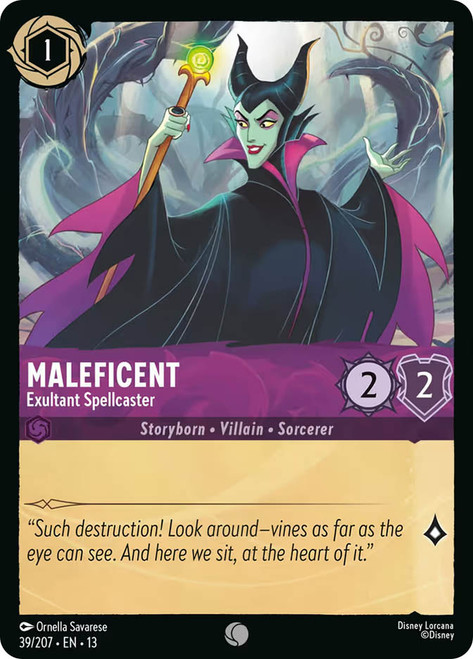 Maleficent - Exultant Spellcaster
Attack of the Vine!
Single
Lorcana