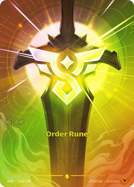 Order Rune
Origins
Single
Riftbound: League of Legends TCG