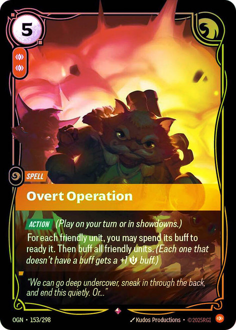 Overt Operation
Origins
Single
Riftbound: League of Legends TCG