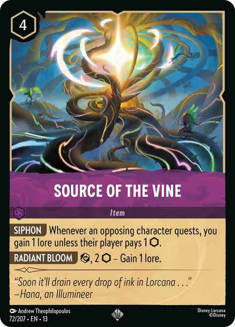Source of the Vine
Attack of the Vine!
Single
Lorcana