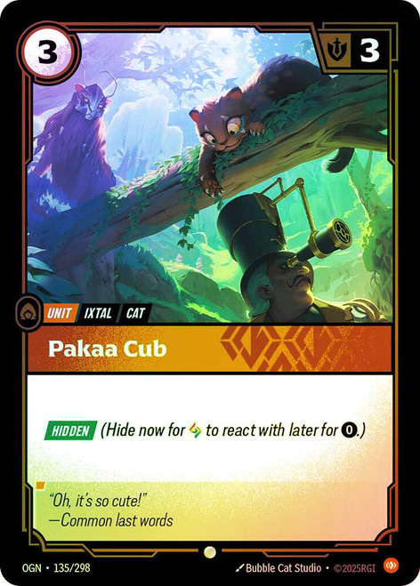 Pakaa Cub
Origins
Single
Riftbound: League of Legends TCG