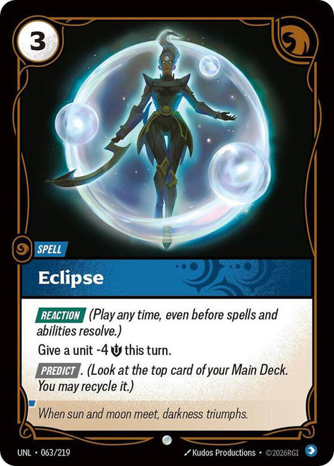Eclipse
Unleashed
Single
Riftbound: League of Legends TCG