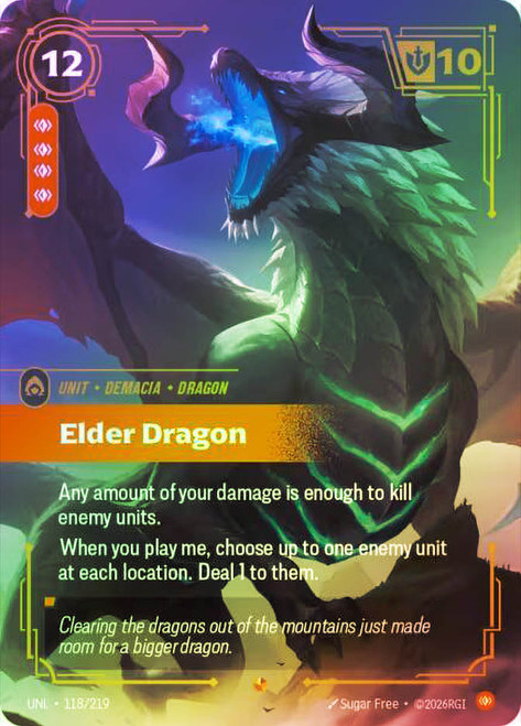 Elder Dragon
Unleashed
Single
Riftbound: League of Legends TCG