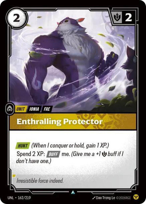 Enthralling Protector
Unleashed
Single
Riftbound: League of Legends TCG