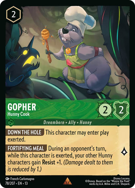 Gopher - Hunny Cook
Attack of the Vine!
Single
Lorcana