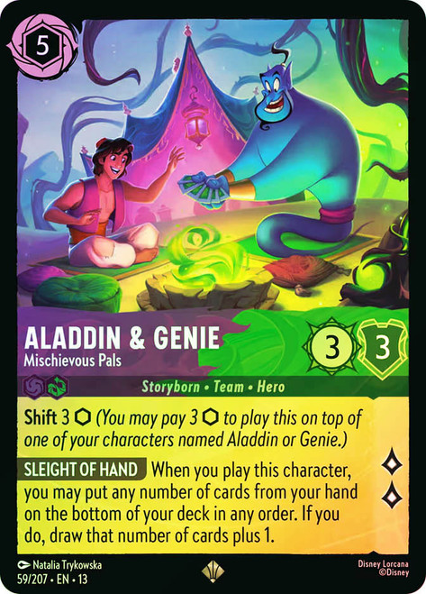 Aladdin & Genie - Mischievous Pals
Attack of the Vine!
Single
Lorcana