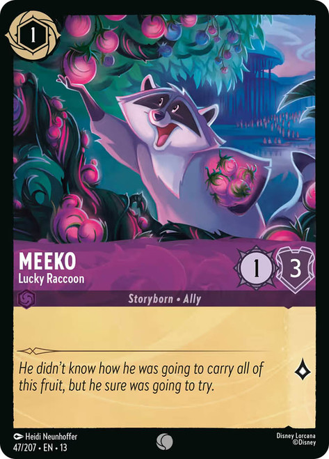Meeko - Lucky Raccoon
Attack of the Vine!
Single
Lorcana