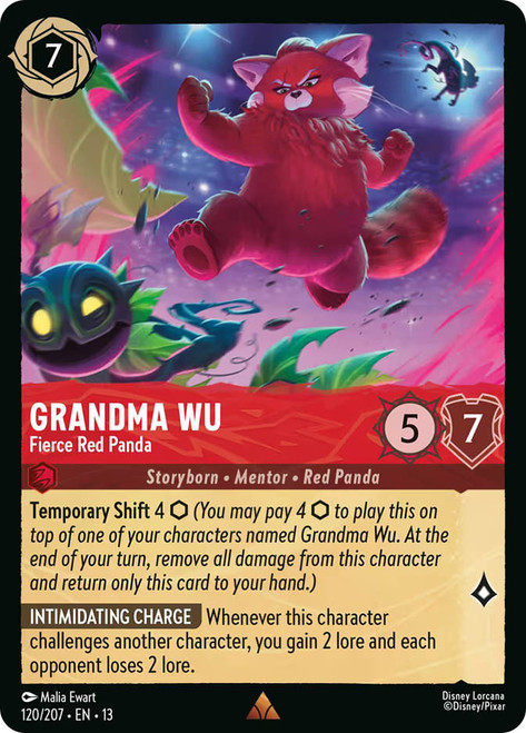 Grandma Wu - Fierce Red Panda
Attack of the Vine!
Single
Lorcana