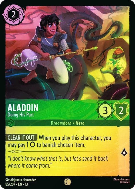 Aladdin - Doing His Part
Attack of the Vine!
Single
Lorcana