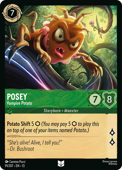 Posey - Vampire Potato
Attack of the Vine!
Single
Lorcana