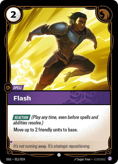 Flash
Origins: Proving Grounds
Single
Riftbound: League of Legends TCG