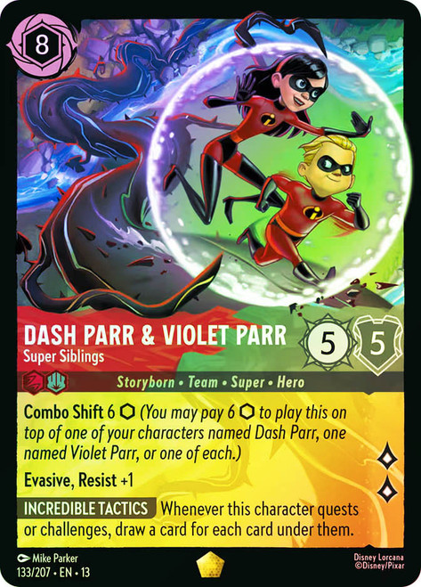 Dash Parr & Violet Parr - Super Siblings
Attack of the Vine!
Single
Lorcana