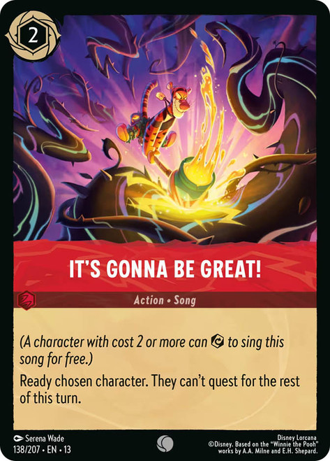 It's Gonna Be Great!
Attack of the Vine!
Single
Lorcana