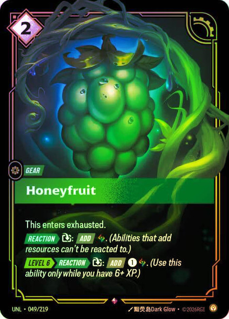 Honeyfruit
Unleashed
Single
Riftbound: League of Legends TCG