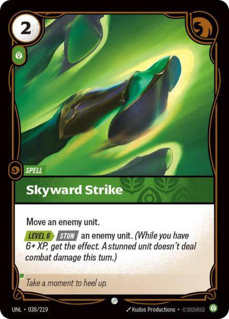 Skyward Strike
Unleashed
Single
Riftbound: League of Legends TCG