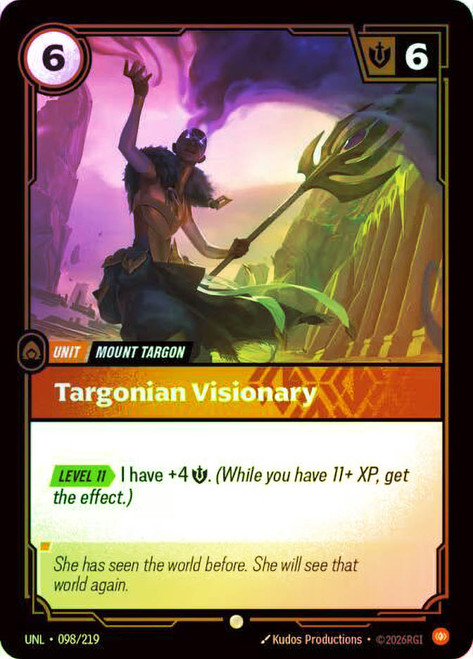 Targonian Visionary
Unleashed
Single
Riftbound: League of Legends TCG