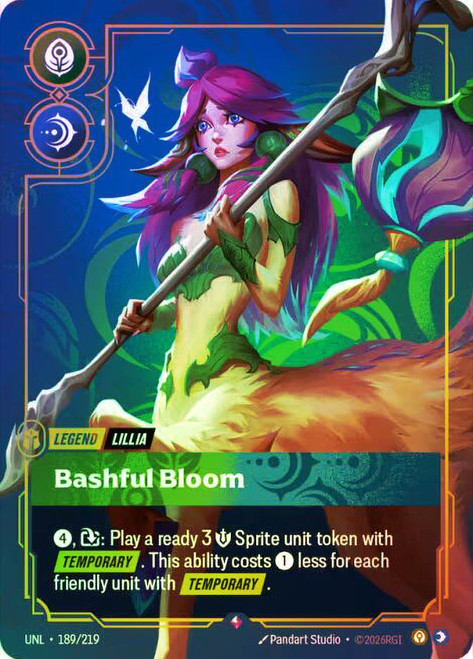 その他 Bashful Bloom sign Lillia - Bashful Bloom | Unleashed | Star City Games