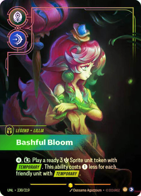 Lillia - Bashful Bloom
Unleashed
Single
Riftbound: League of Legends TCG