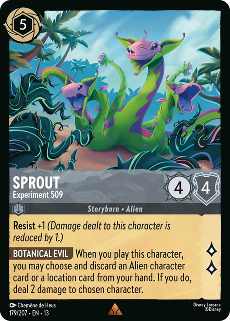 Sprout - Experiment 509
Attack of the Vine!
Single
Lorcana