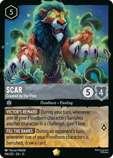 Scar - Created by the Vine
Attack of the Vine!
Single
Lorcana