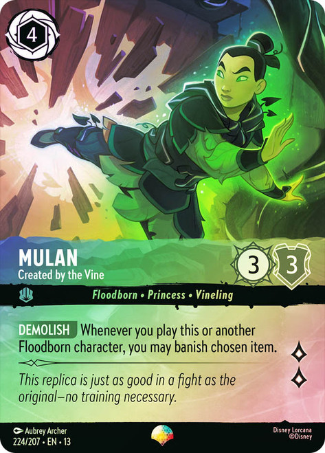 Mulan - Created by the Vine
Attack of the Vine!
Single
Lorcana