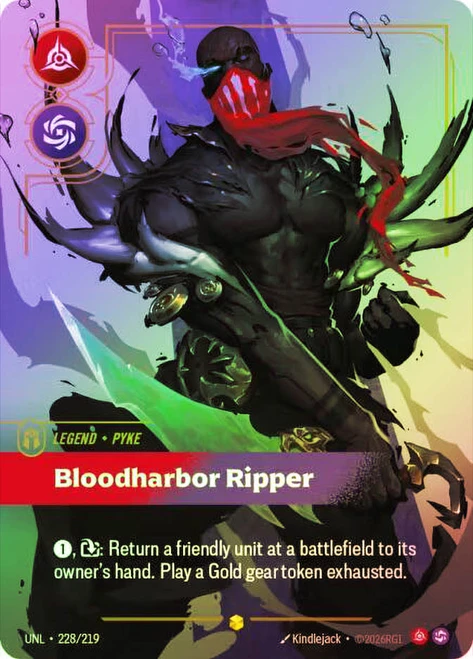 Pyke - Bloodharbor Ripper
Unleashed
Single
Riftbound: League of Legends TCG
