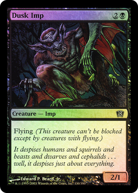 Dusk Imp\n8th Edition\nSingle\nMagic The Gathering