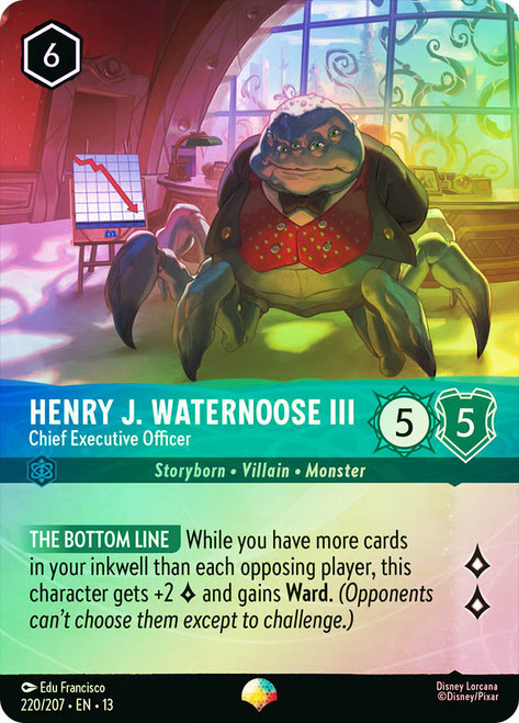 Henry J. Waternoose III - Chief Executive Officer
Attack of the Vine!
Single
Lorcana