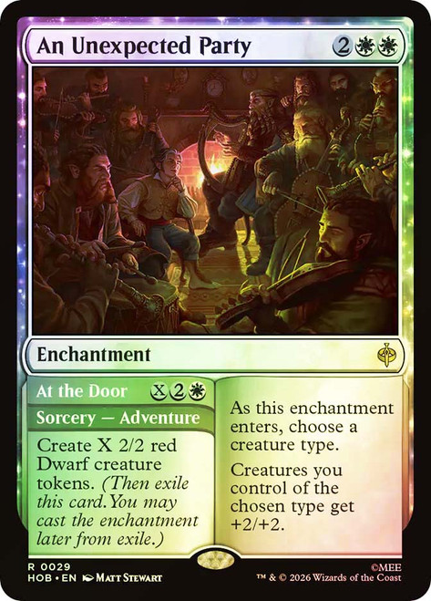 An Unexpected Party // At the Door
The Hobbit
Single
Magic: The Gathering