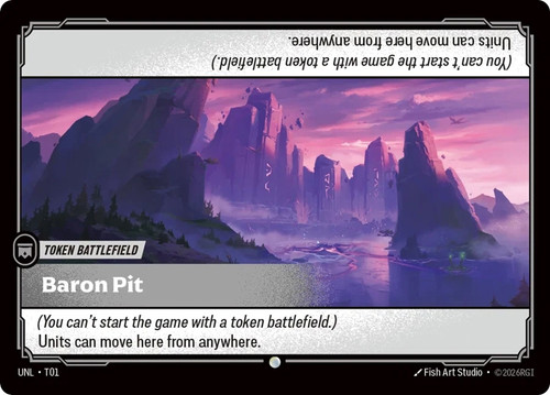 {Baron Pit Token} // {Gold Token}
Unleashed
Single
Riftbound: League of Legends TCG