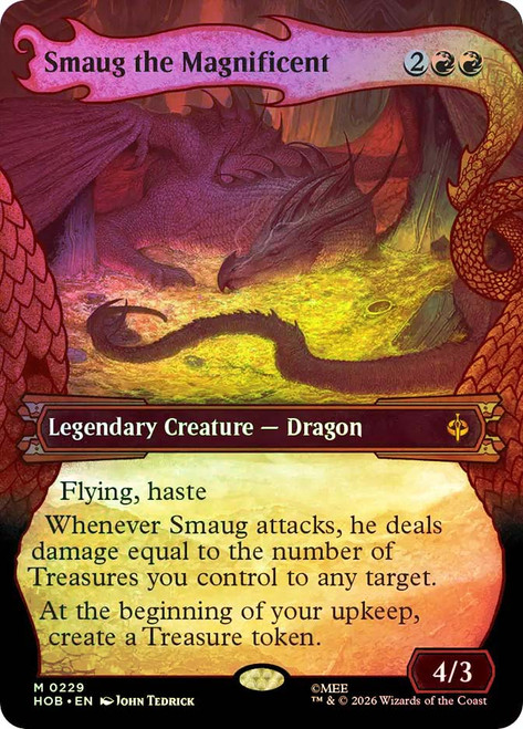 Smaug the Magnificent
The Hobbit
Single
Magic: The Gathering