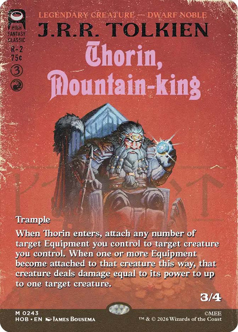 Thorin, Mountain-king
The Hobbit
Single
Magic: The Gathering