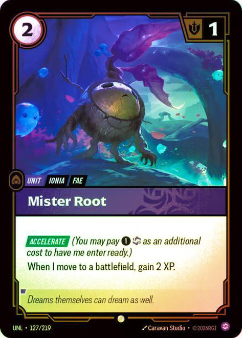 Mister Root
Unleashed
Single
Riftbound: League of Legends TCG