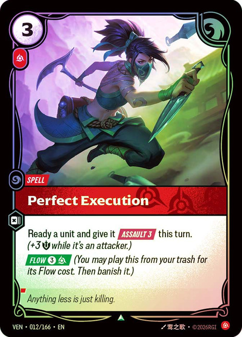 Perfect Execution
Vendetta
Single
Riftbound: League of Legends TCG
