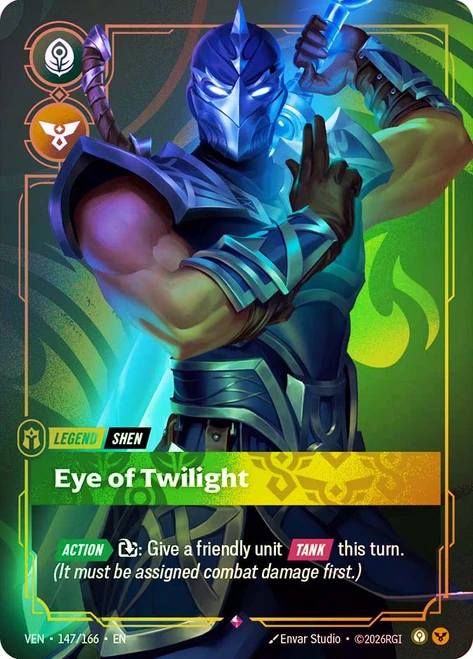 Shen - Eye of Twilight
Vendetta
Single
Riftbound: League of Legends TCG