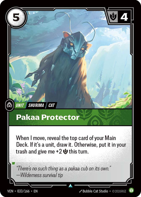 Pakaa Protector
Vendetta
Single
Riftbound: League of Legends TCG