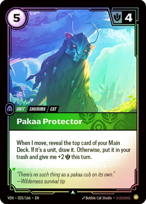 Pakaa Protector
Vendetta
Single
Riftbound: League of Legends TCG