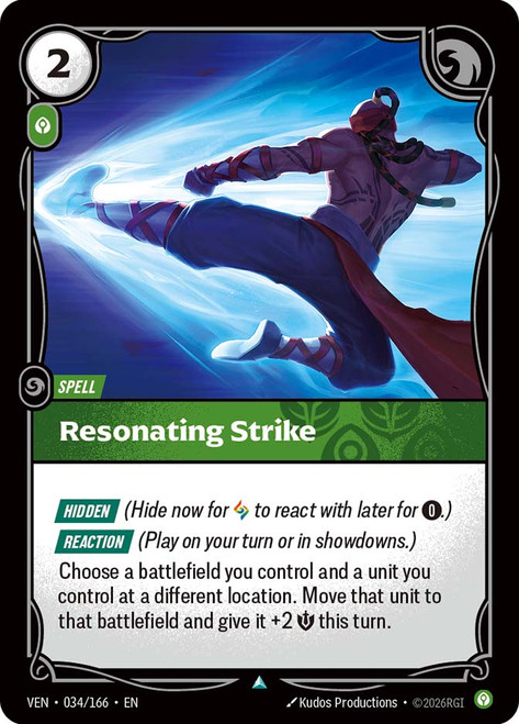 Resonating Strike
Vendetta
Single
Riftbound: League of Legends TCG