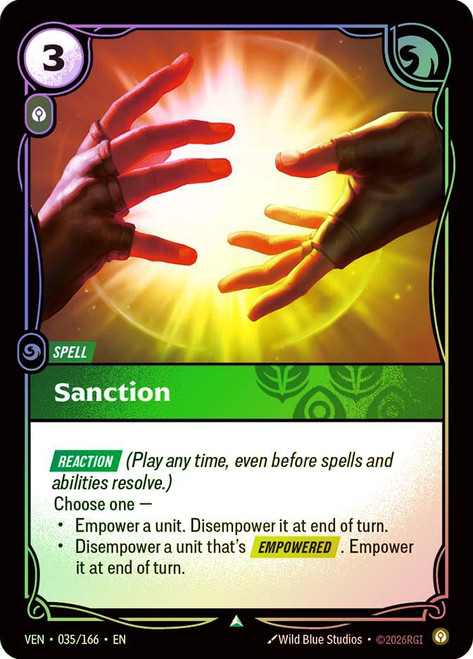 Sanction
Vendetta
Single
Riftbound: League of Legends TCG