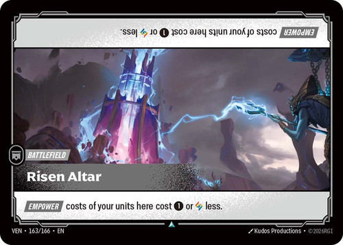 Risen Altar
Vendetta
Single
Riftbound: League of Legends TCG