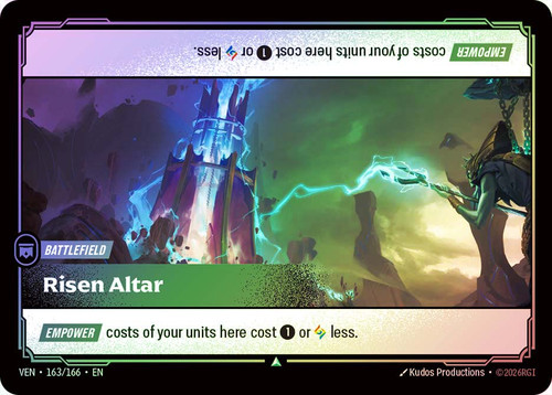 Risen Altar
Vendetta
Single
Riftbound: League of Legends TCG